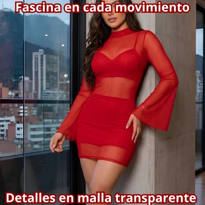 Vestido Encanto Translúcido