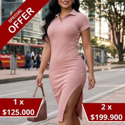 Vestido Polo Rib Esencia