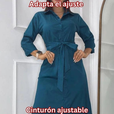 Vestido “Plan Resuelto” en Popelina