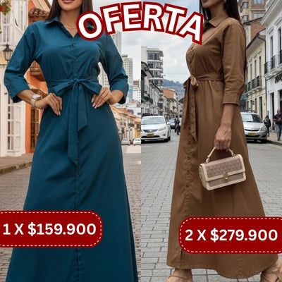 Vestido “Plan Resuelto” en Popelina