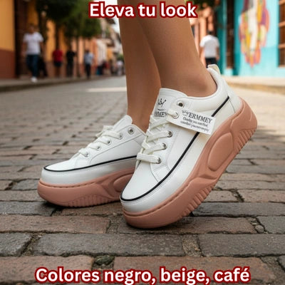 Tenis  “Paso Suave” Plataforma